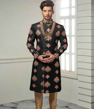 indo western dress for groom by lovely wedding mall